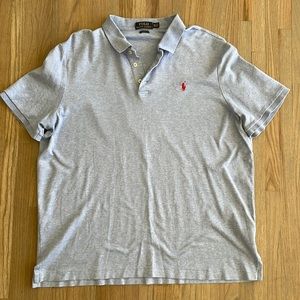 Heathered Blue Polo Ralph Lauren